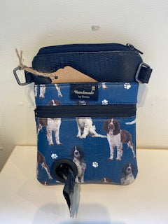 Springer Spaniel dog walking bag