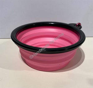 Collapsible dog water bowl